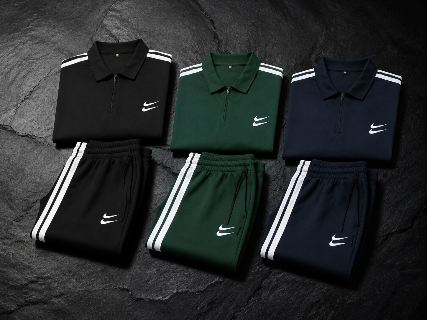 ست لباس شلوار ورزشی مدل Nike سایز 3xL / رنگبندی متنوع