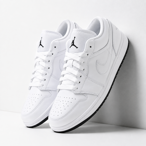 کتونی بسکتبال مردانه نایک ایر جردن 1 سفید تمام (Air Jordan 1 Low)