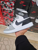 کفش بسکتبال نایک مدل JORDAN 1 ساقدارمردانه طوسی مشکی