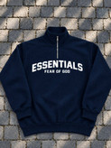دورس نیم زیپ مردانه ترند داخل کرک طرح essentials رنگبندی متنوع